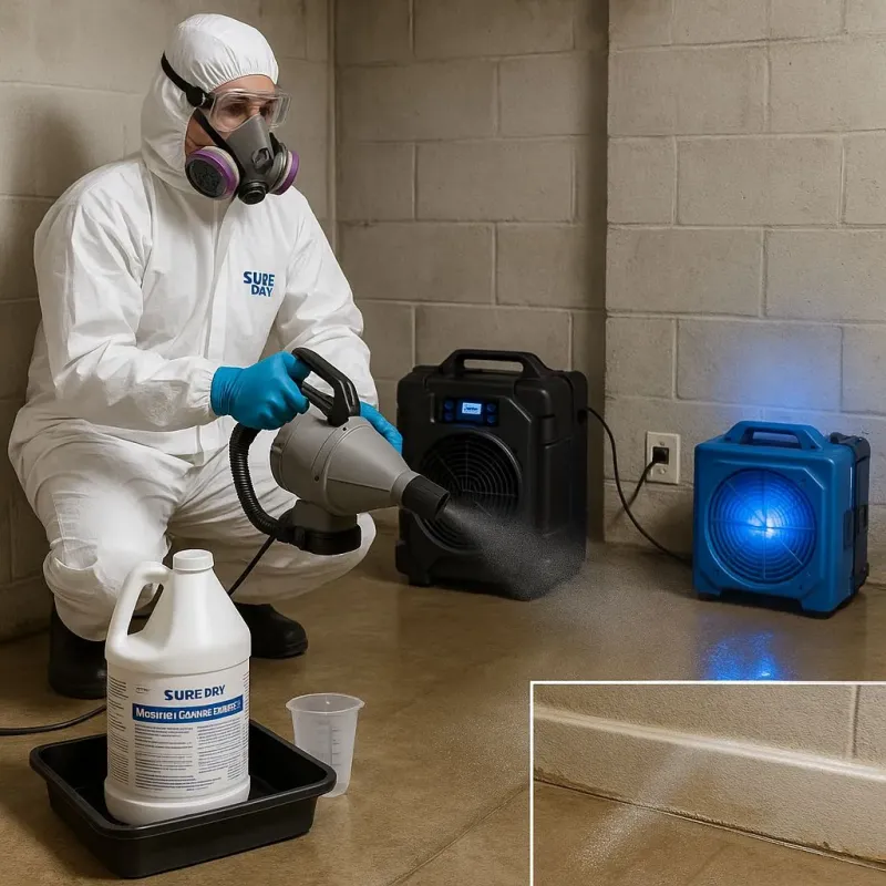 Sanitization and Odor Removal process in Milton, WI
