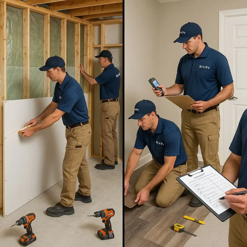 Repairs and Reconstruction process in Milton, WI