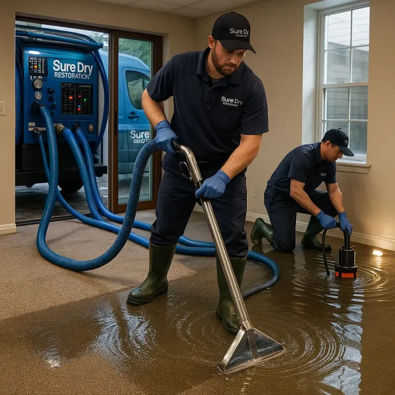 Water Extraction and Removal process in Milton, WI
